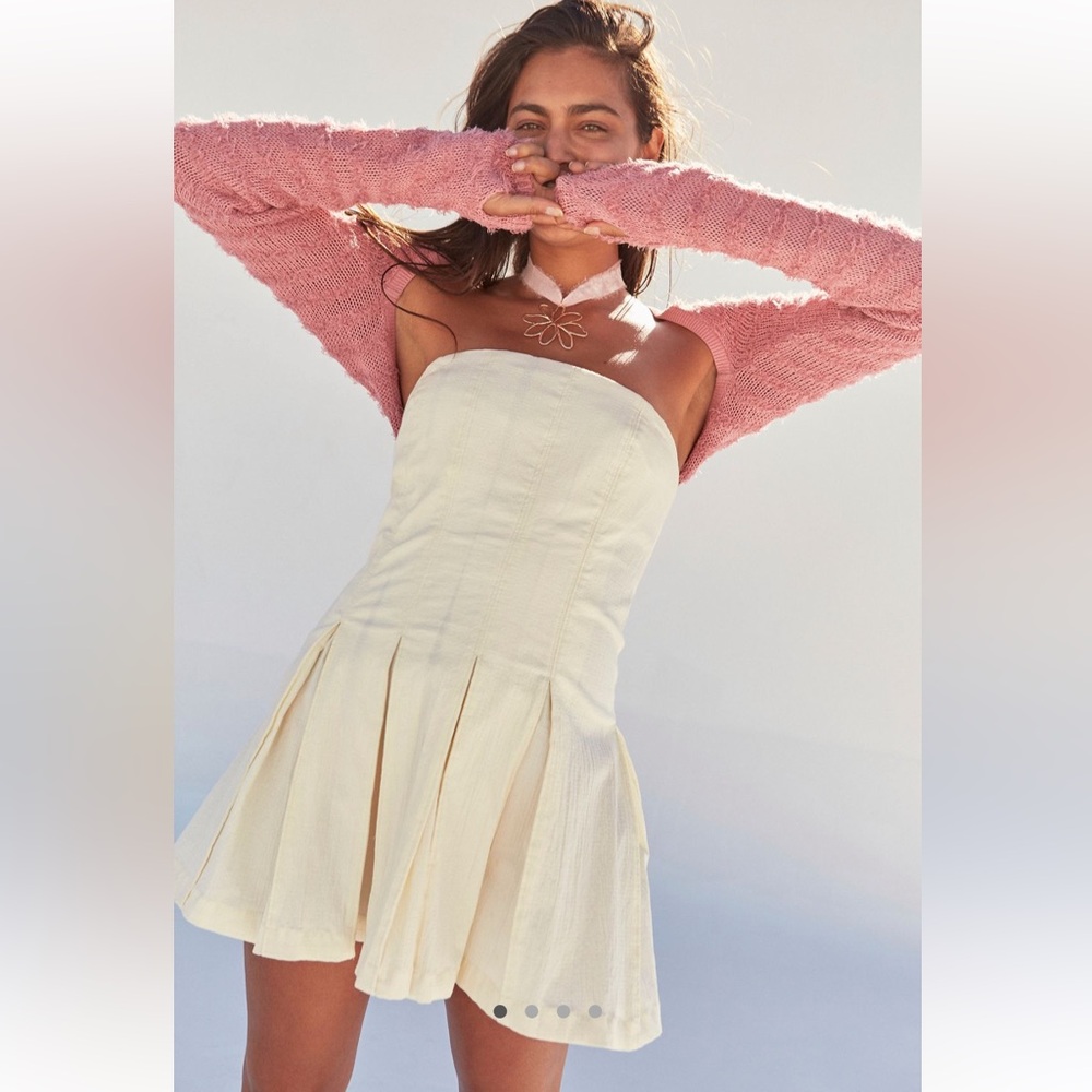 Free People Beach Shelly Sweater Shrug - Picture 3 of 6